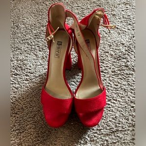 PLATFORM RED HEELS